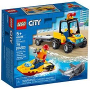 LEGO乐高积木城市系列60286全地形海滩救援车5岁+男孩女孩玩具生日礼物成人收藏