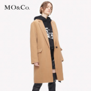 MO&Co. 摩安珂 女士翻领羊毛呢大衣 MA184OVC113