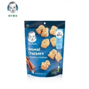 plus会员：嘉宝Gerber  香脆动物饼干 四段 170g *6件