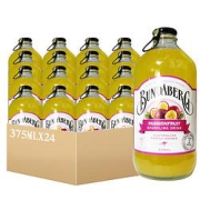 BUNDABERG宾得宝澳州原装进口宾得宝（Bundaberg）含气百香果汁饮料375ml*6玻璃瓶装食品汽水