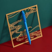 PaperMate缤乐美papermate）中性笔/签字笔蓝色0.5mm单支装心心笔系列G510