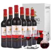 爱仕堡 天鹅湖 干红葡萄酒 750ml*6瓶