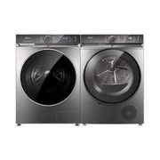 PLUS会员：Midea 美的 MG100V90WIADY+MH100VH90WY 洗烘套装 （10滚筒+10烘干）