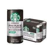 STARBUCKS 星巴克 派克市场 黑咖啡 228ml*6瓶