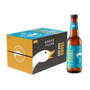 PLUS会员、有券的上：GOOSE ISLAND 鹅岛 嘎嘎鹅 轻盈印度淡色艾尔精酿啤酒IPA 355ml*12瓶 整箱装