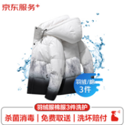 京东服务 洗衣服务 羽绒服清洗/棉服任洗3件