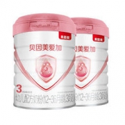 BEINGMATE 贝因美 Beingmate）爱加幼儿配方奶粉3段800g*2罐（12-36月龄适用） 含乳铁蛋白+5种核苷酸+双益生元