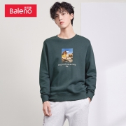 聚划算百亿补贴：Baleno 班尼路 88031250 男士动物印花圆领卫衣