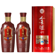 泸州老窖股份公司出品 金泸州酒 紫陶装42度500ml*2瓶装