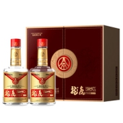 五粮液 龙虎 52度浓香型白酒 500ml*2瓶 精致对开礼盒