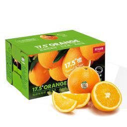 PLUS会员：NONGFU SPRING 农夫山泉 17.5°橙 赣南脐橙 铂金果 3kg