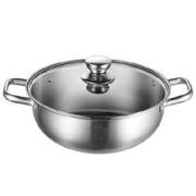 Midea美的TG28Z09Q喆物不锈钢鸳鸯火锅28cm