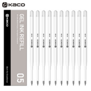 有券的上：KACO文采欧规中性笔芯0.5mm10支装黑色