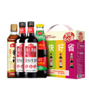 海天 特级金标生抽500ml+精制料酒800ml+9度白醋800ml+玉米淀粉200g
