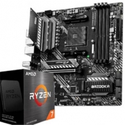 MSI 微星 MAG B550M BAZOOKA 火箭筒 电脑主板 + AMD 锐龙7 5800X 盒装处理器 板U套装
