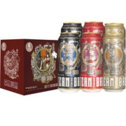 STEAMBREW斯汀姆精酿啤酒组合（IPA*2+红啤*2+黑啤*2)500ml*6听