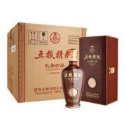 WULIANGYE 五粮液 股份公司出品 五粮精酿 礼鉴珍品 52度 浓香型白酒 整箱装 500ml*6瓶