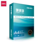 19日0点：deli 得力 7377 加厚双面打印纸 80g 500张