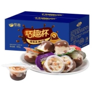 京东极速版:零趣 巧趣杯整箱400g巧克力夹心饼干