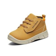 SKECHERS斯凯奇男童中帮休闲皮靴