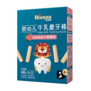 禾泱泱 牛乳磨牙棒 国产版 草莓味 48g