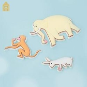 故宫文创和气四瑞冰箱贴全套四款120*120*25mm