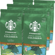 Starbucks 星巴克 单一产地哥伦比亚中度烘焙研磨咖啡粉200g*6袋  直邮含税到手￥201.31