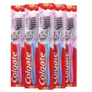 Colgate 高露洁 超洁纤柔软毛成人牙刷 5支