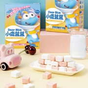 小鹿蓝蓝冻干奶酪块婴儿零食