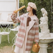 LaChapelle 拉夏贝尔 毛昵外套 女 2021新款