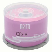 RITEK铼德CD-R光盘/刻录盘52速700M桶装50片