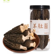 云南特产 菌益 云南野生羊肚菌干 50g 泡发后相当于500g鲜羊肚菌