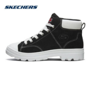 Plus会员，Skechers 斯凯奇 女士复古高帮休闲帆布鞋74381