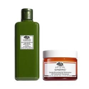 黑卡会员：ORIGINS悦木之源灵芝精华护肤套装(菌菇水爽肤水200ml+咖啡因活力焕亮凝乳50ml）