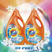 PLUS会员！Tide 汰渍 全效360系列 深层洁净洗衣液 3kg*2瓶 清新百合香