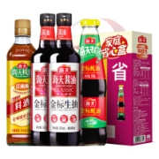 海天 酱油蚝油料酒组合装 1.98kg *2件