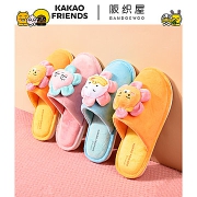 日本阪织屋 X Kakao Friends联名 可爱立体装饰棉拖鞋