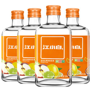 江小白果立方15度混合水果味低度酒168ml4瓶女士白酒