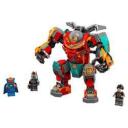 LEGO乐高漫威超级英雄系列76194史塔克的萨卡钢铁机甲