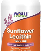 降血脂血压健脑！Now Foods 诺奥 葵花卵磷脂胶囊1200mg*200粒 含税到手￥102.23