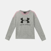 UNDERARMOUR安德玛轻质柔软女小童款内绒保暖长袖卫衣