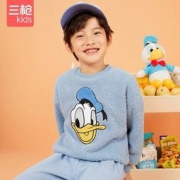 三枪x迪士尼联名款 泰迪绒加厚儿童卫衣（110~175码）4色