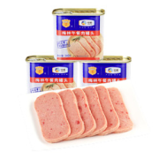 MALING梅林午餐肉罐头340g*3方便面搭档火腿早餐火锅毛血旺涮肉食材中粮出品(新老包装交替发货）