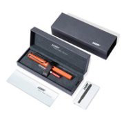 LAMY 凌美 safari狩猎系列 钢笔礼盒 落日橙 2021限定款