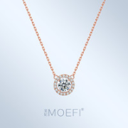 MOEFI 茉妃 D色莫桑石吊坠 WR0036