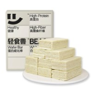 轻食兽 白巧克力蛋白威化棒 180g