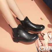 SATCHI沙驰女子羊皮短筒靴11D19010R010