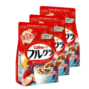 日本销 Calbee 富果乐水果麦片 700g*3袋装