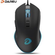 Dareu 达尔优 EM905 有线鼠标 6000DPI RGB 黑色