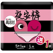 亲子会员！kotex 高洁丝 蜜桃小姐夜安裤L号 6条